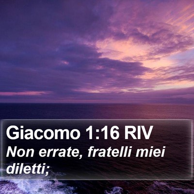 Giacomo 1:16 RIV Bible Verse Image