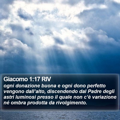 Giacomo 1:17 RIV Bible Verse Image