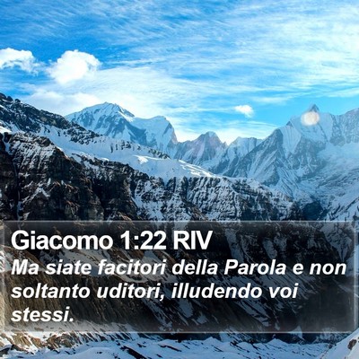 Giacomo 1:22 RIV Bible Verse Image