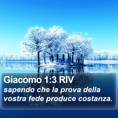 Giacomo 1:3 RIV Bible Verse Image