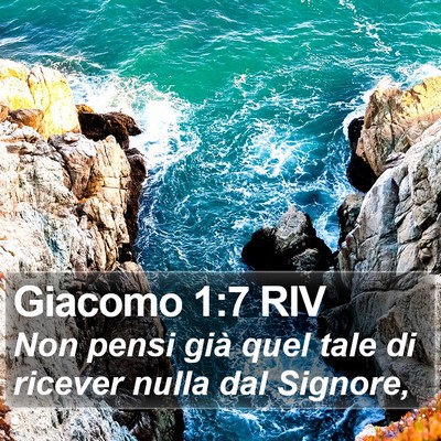 Giacomo 1:7 RIV Bible Verse Image