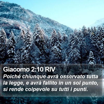 Giacomo 2:10 RIV Bible Verse Image