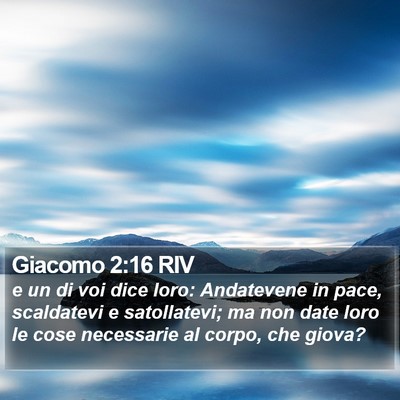 Giacomo 2:16 RIV Bible Verse Image