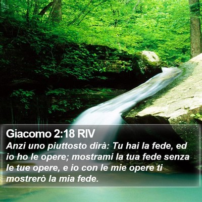 Giacomo 2:18 RIV Bible Verse Image
