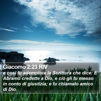 Giacomo 2:23 RIV Bible Verse Image