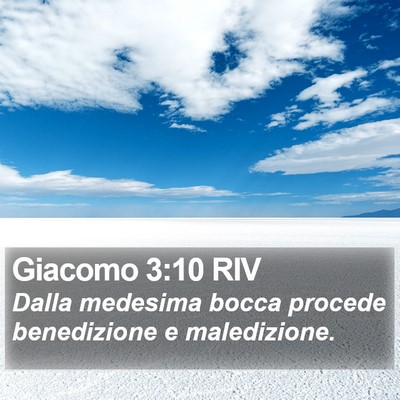 Giacomo 3:10 RIV Bible Verse Image