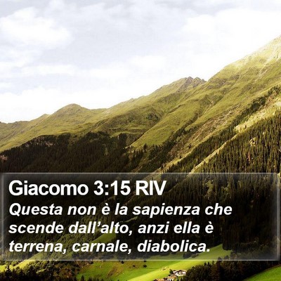 Giacomo 3:15 RIV Bible Verse Image