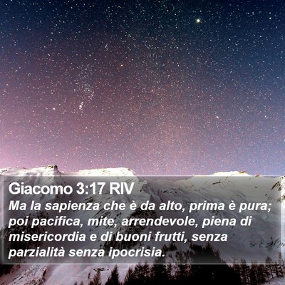 Giacomo 3:17 RIV Bible Verse Image