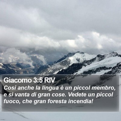 Giacomo 3:5 RIV Bible Verse Image