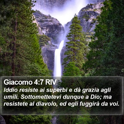 Giacomo 4:7 RIV Bible Verse Image