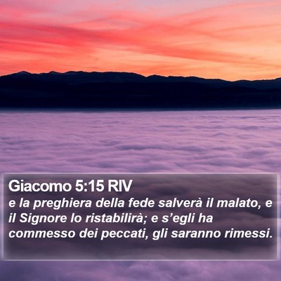 Giacomo 5:15 RIV Bible Verse Image