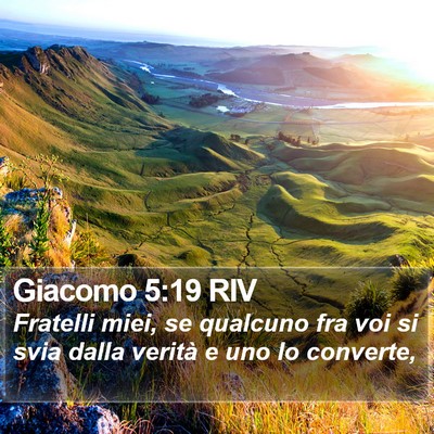 Giacomo 5:19 RIV Bible Verse Image