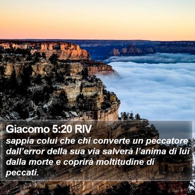 Giacomo 5:20 RIV Bible Verse Image