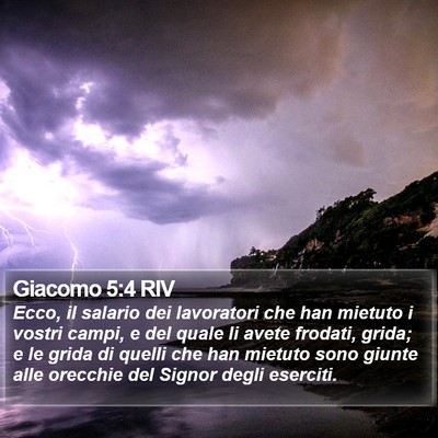 Giacomo 5:4 RIV Bible Verse Image