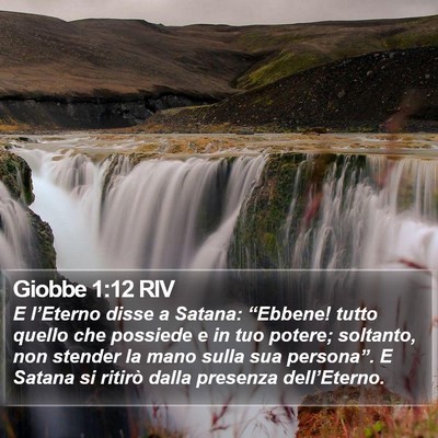 Giobbe 1:12 RIV Bible Verse Image