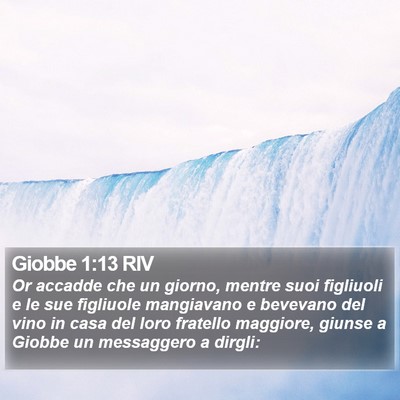 Giobbe 1:13 RIV Bible Verse Image