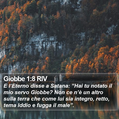 Giobbe 1:8 RIV Bible Verse Image