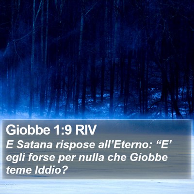 Giobbe 1:9 RIV Bible Verse Image