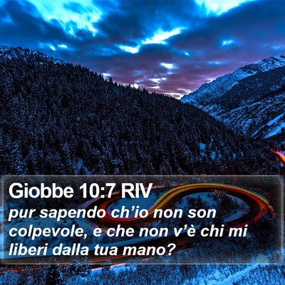 Giobbe 10:7 RIV Bible Verse Image