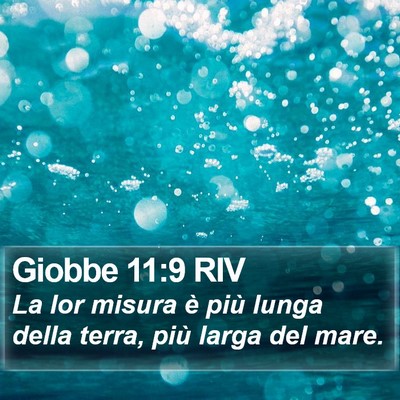 Giobbe 11:9 RIV Bible Verse Image