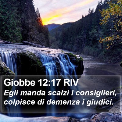 Giobbe 12:17 RIV Bible Verse Image