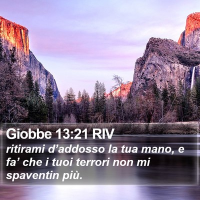 Giobbe 13:21 RIV Bible Verse Image