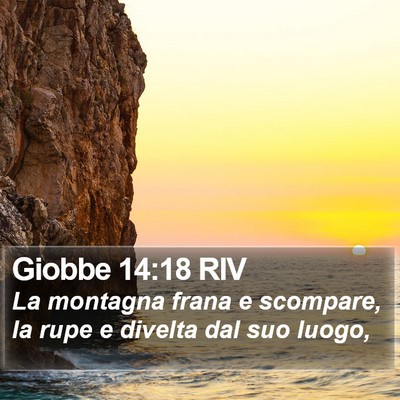 Giobbe 14:18 RIV Bible Verse Image