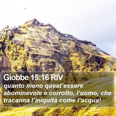 Giobbe 15:16 RIV Bible Verse Image