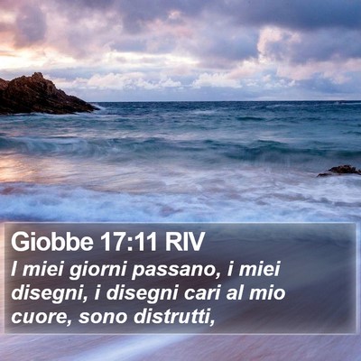Giobbe 17:11 RIV Bible Verse Image