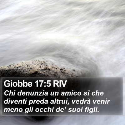 Giobbe 17:5 RIV Bible Verse Image