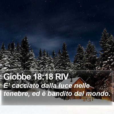 Giobbe 18:18 RIV Bible Verse Image