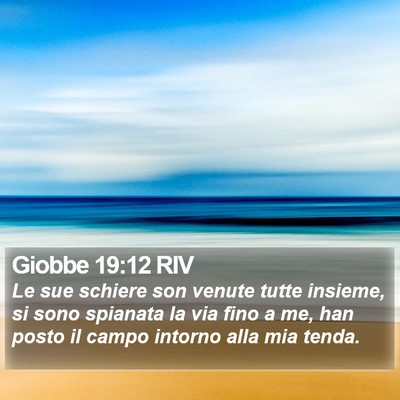 Giobbe 19:12 RIV Bible Verse Image