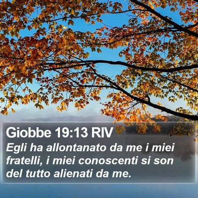 Giobbe 19:13 RIV Bible Verse Image