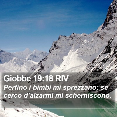 Giobbe 19:18 RIV Bible Verse Image