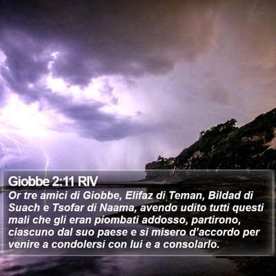 Giobbe 2:11 RIV Bible Verse Image