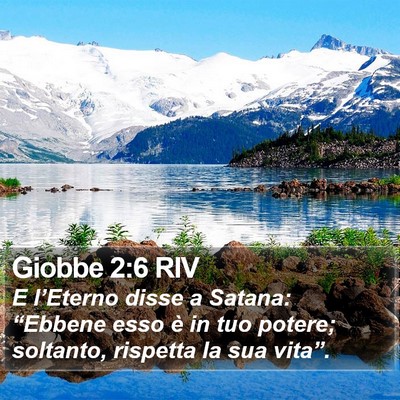 Giobbe 2:6 RIV Bible Verse Image