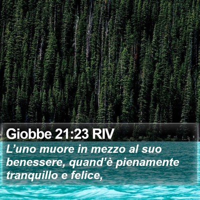 Giobbe 21:23 RIV Bible Verse Image