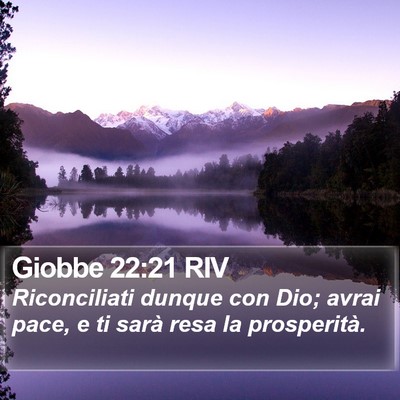 Giobbe 22:21 RIV Bible Verse Image
