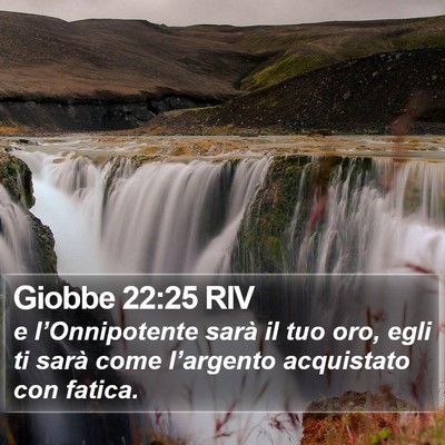 Giobbe 22:25 RIV Bible Verse Image
