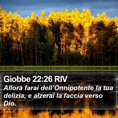 Giobbe 22:26 RIV Bible Verse Image