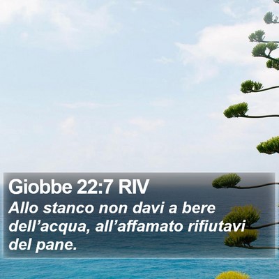 Giobbe 22:7 RIV Bible Verse Image