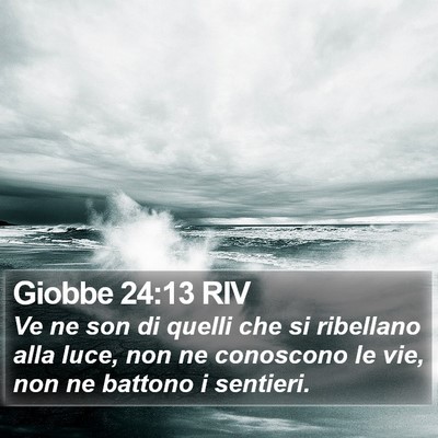 Giobbe 24:13 RIV Bible Verse Image