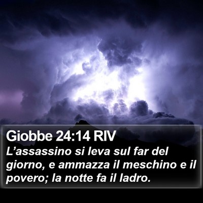 Giobbe 24:14 RIV Bible Verse Image