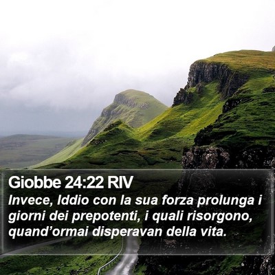 Giobbe 24:22 RIV Bible Verse Image