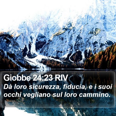 Giobbe 24:23 RIV Bible Verse Image