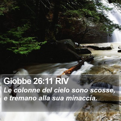 Giobbe 26:11 RIV Bible Verse Image