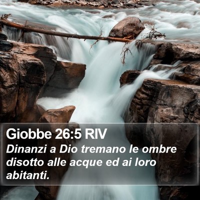 Giobbe 26:5 RIV Bible Verse Image