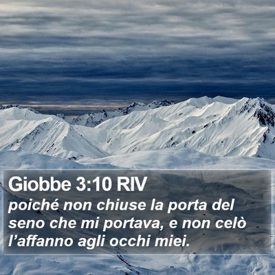 Giobbe 3:10 RIV Bible Verse Image