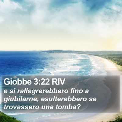 Giobbe 3:22 RIV Bible Verse Image