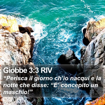Giobbe 3:3 RIV Bible Verse Image